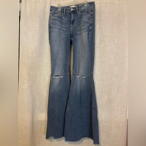 Shyanne distressed bell bottoms